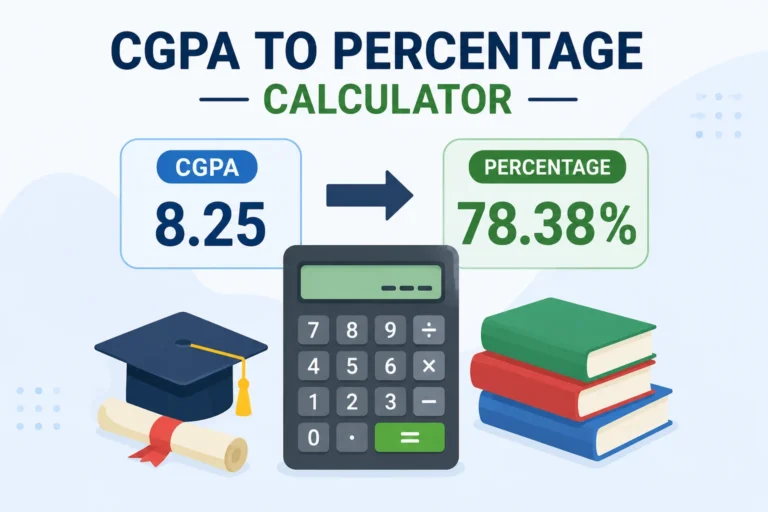 CGPA to Percentage Calculator