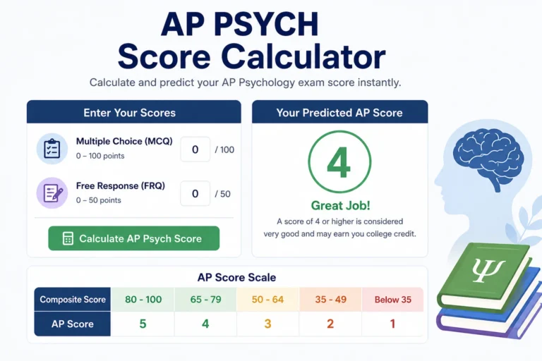 ap psych score calculator